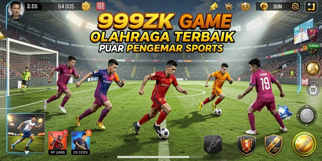 Screenshot gameplay <strong>999ZK</strong> dengan tampilan pertandingan yang mendebarkan.