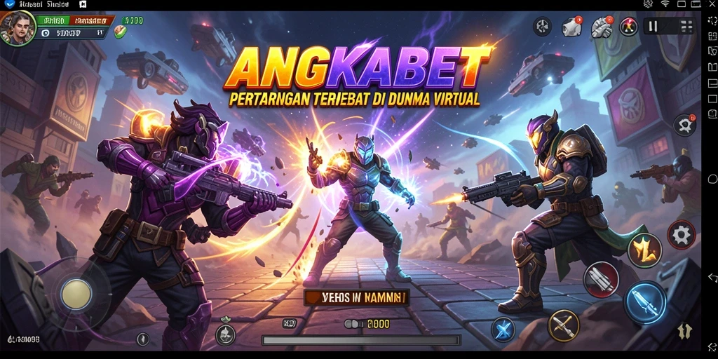 Gameplay seru ANGKABET dalam pertarungan epik.