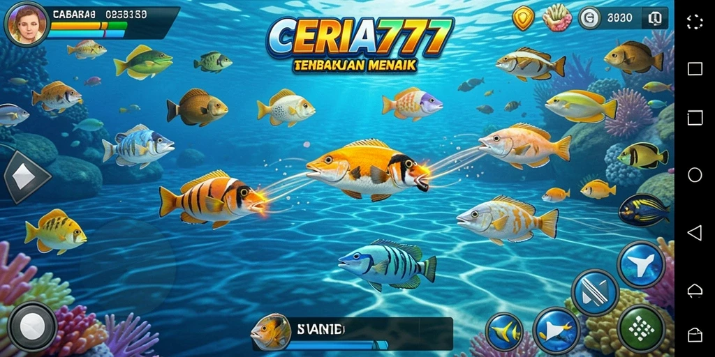 Gameplay seru Tembak Ikan di CERIA777 dengan grafis yang memukau.