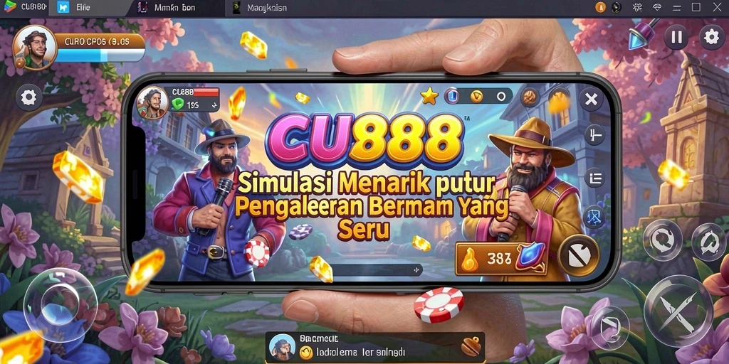 Tampilan gameplay CU888 yang menarik dan interaktif.