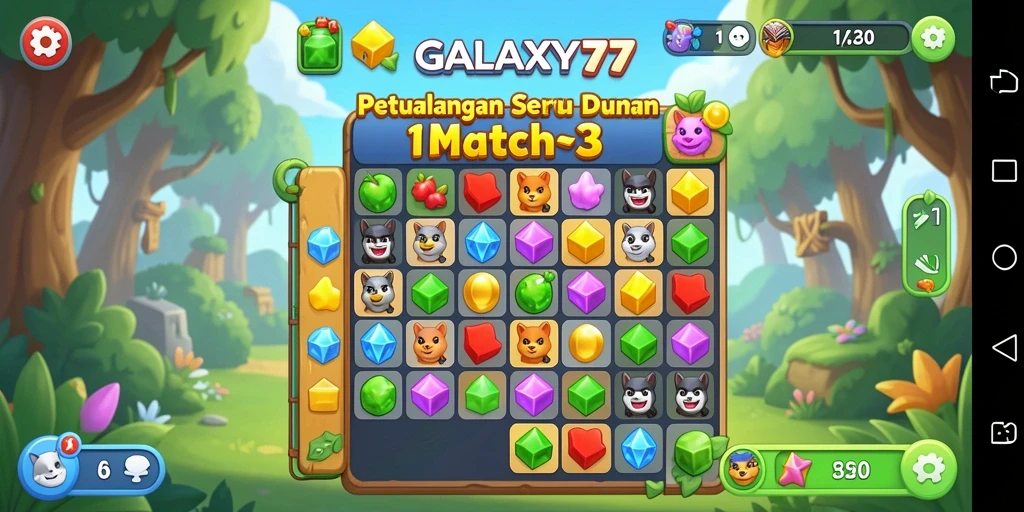 Gameplay menarik di GALAXY77 dengan grafis yang memukau.