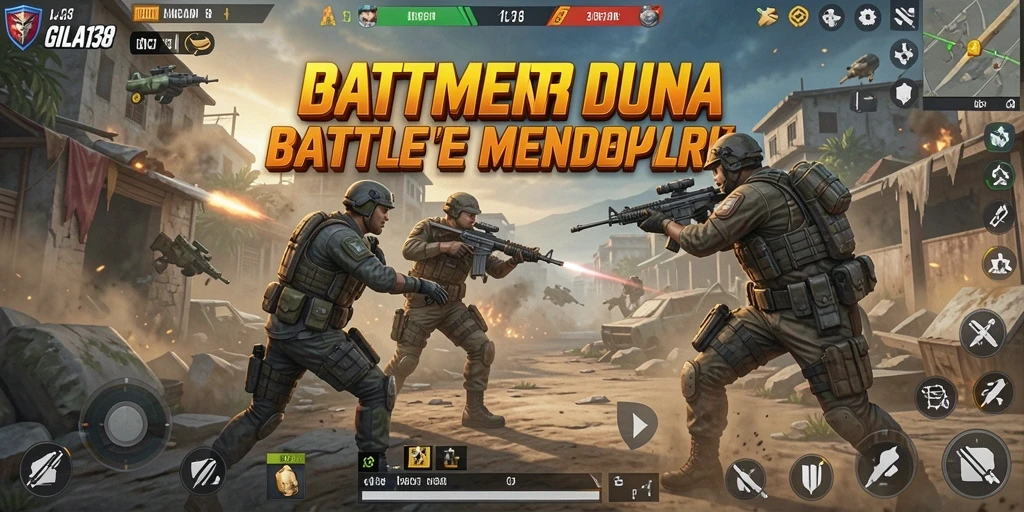 Gameplay GILA138 yang intens dengan aksi pertempuran seru.