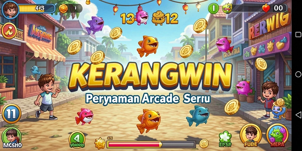Tampilan gameplay KERANGWIN yang seru dan penuh tantangan.