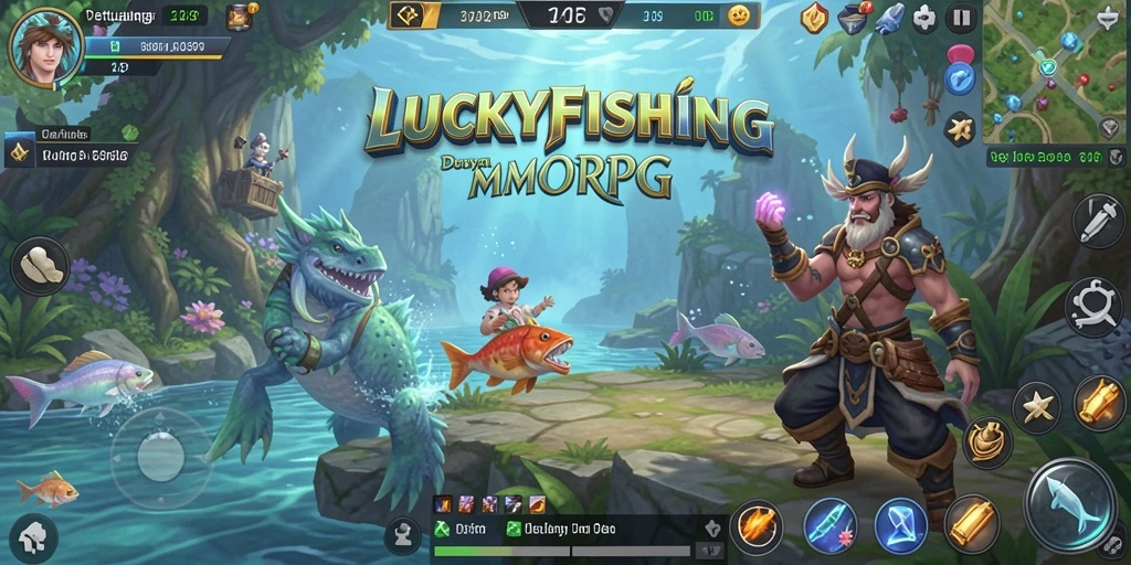 Gameplay menarik dari <strong>LUCKYFISHING</strong> yang penuh warna dan tantangan.