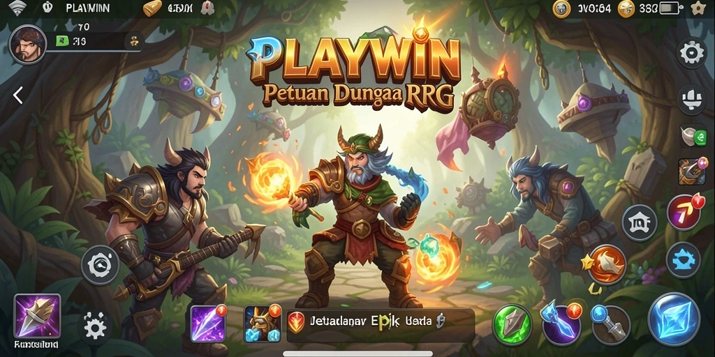 Tampilan gameplay RPG yang menakjubkan dan mendebarkan.