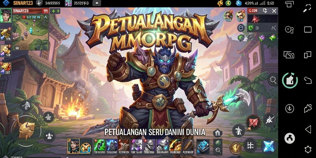 Tampilan gameplay SINAR123 yang epik dan penuh aksi.