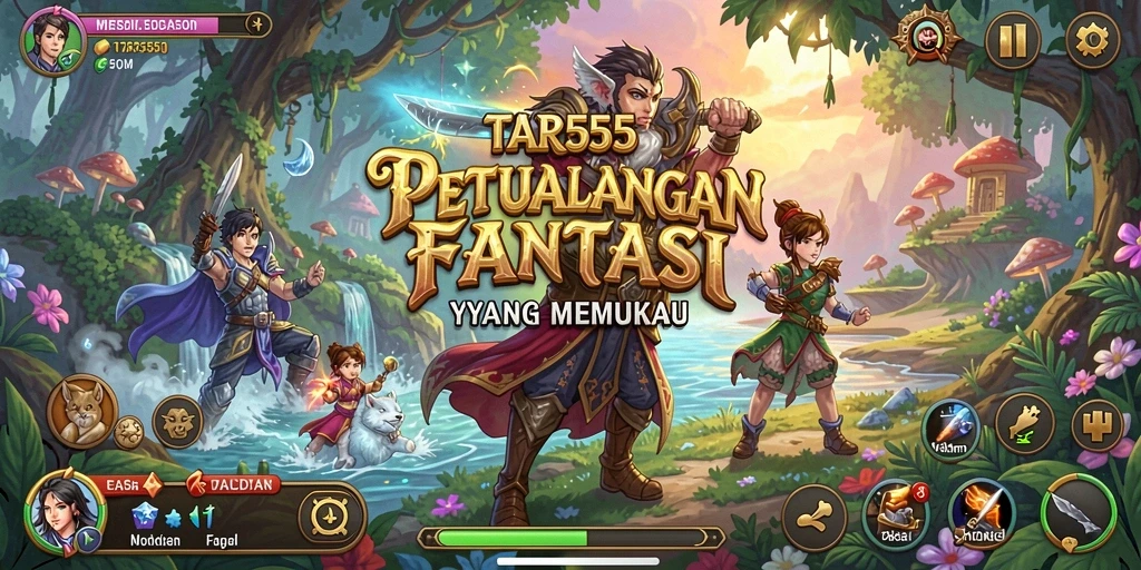 Screenshot gameplay <strong>TAR555</strong> menampilkan pertarungan seru dengan visual yang menakjubkan.